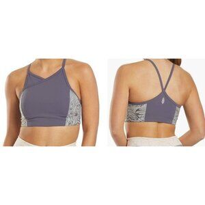 Free People Movement Fired Up Sports Bra M Purple Yoga Workout Unpadded NWOT $68